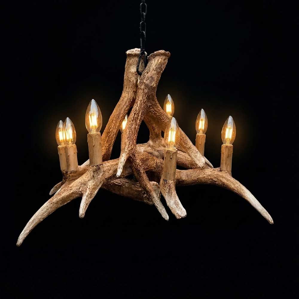 Lustre Texas Ranch Pro Ropers - Chifre de Cervo