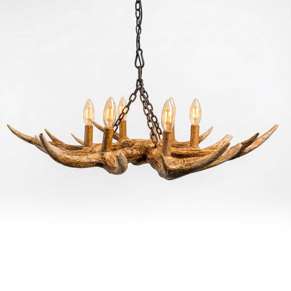 Lustre Maverick Ranch Pro Ropers - Chifre de Cervo