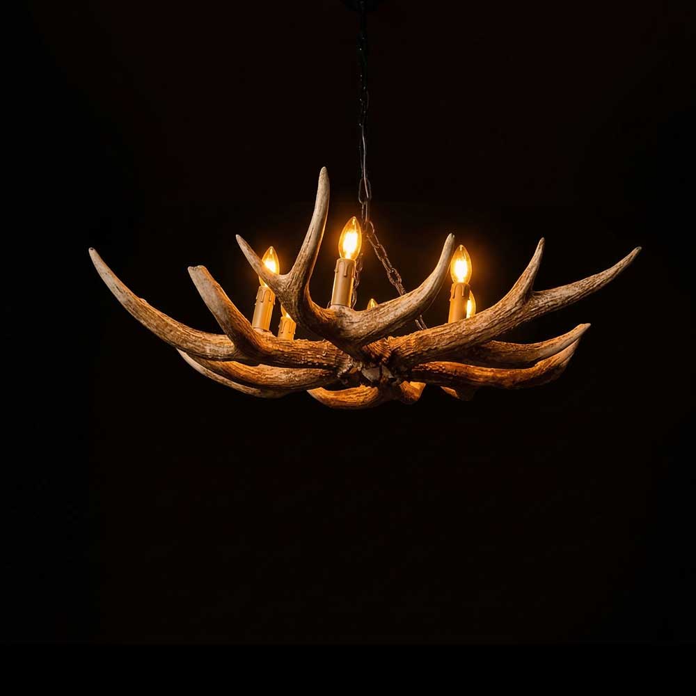 Lustre Maverick Ranch Pro Ropers - Chifre de Cervo