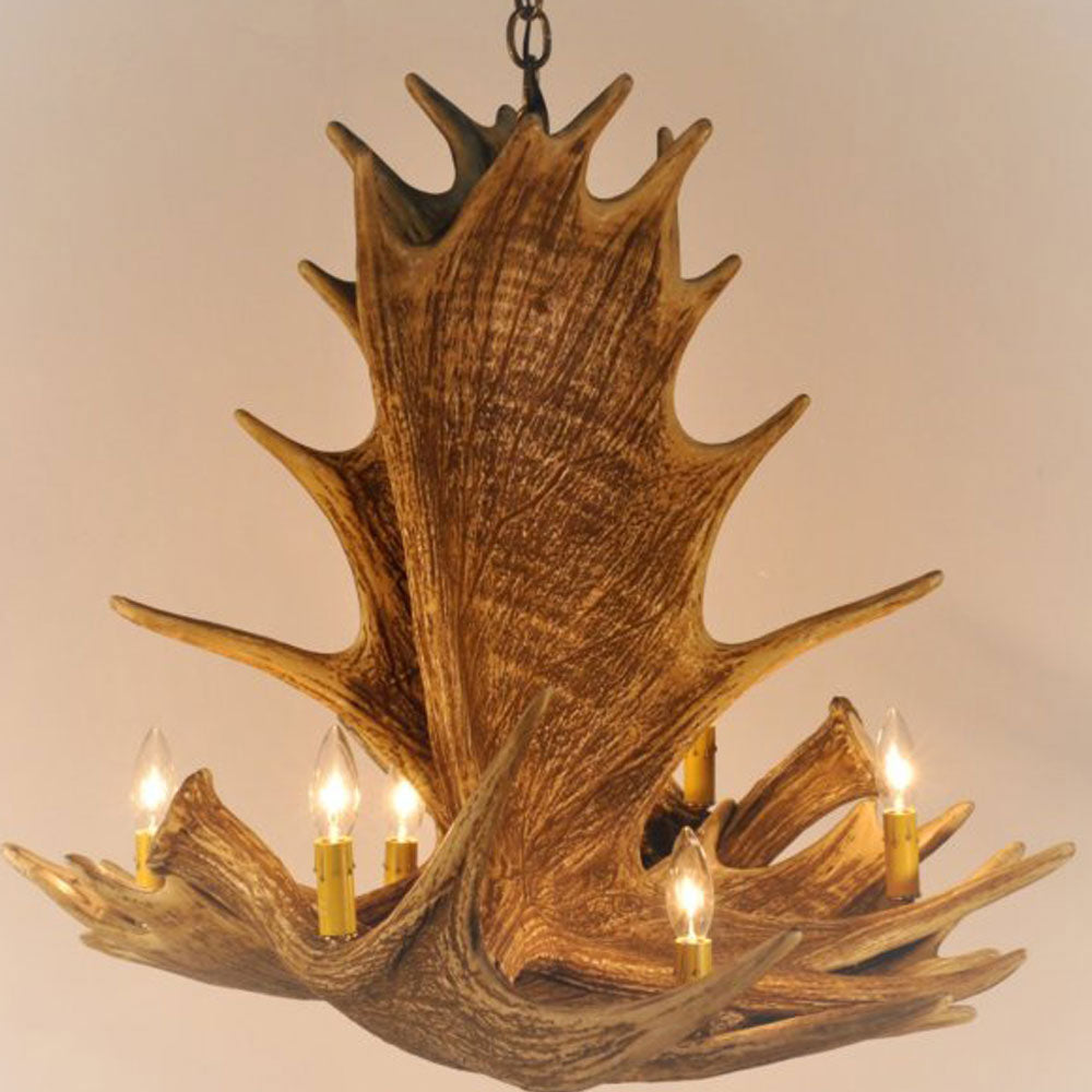 Lustre El Paso com 4 Chifres de Alce